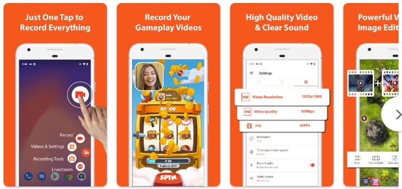 AZ Screen Recorder – funktionsrik skärminspelning för Android