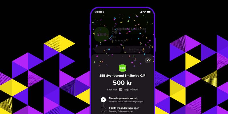 Savr billigt sparande i fonder via app