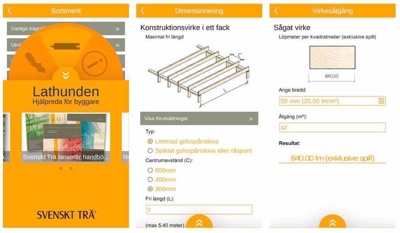 Lathunden - en bygga hus app