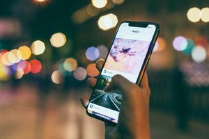 Mobilapp på telefon