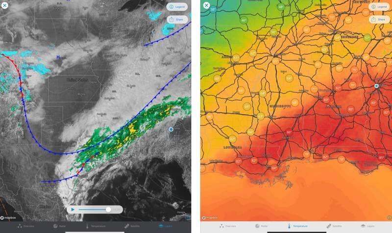 Weather Underground väderapp