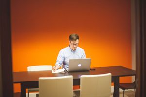 Man skriver inlägg i wordpress